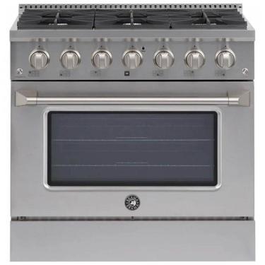 Imagem de Fogão de embutir 91 cm BRAMA inox mesa a gás 6 queimadores forno elétrico convecção 147L dupla alimentação 220V