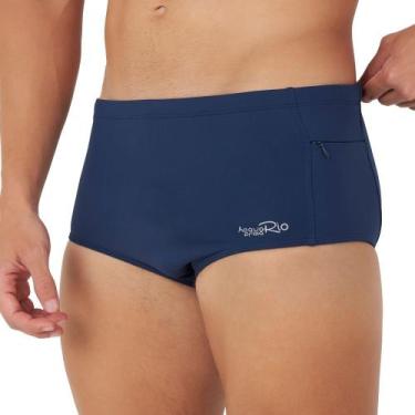 Imagem de Sunga Slip Masculina com Bolso e Zíper Acqua Rio 680.409, Dil010, Mari