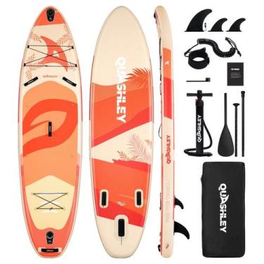 Imagem de Prancha de Stand Up Paddle Inflável Quashley 335x86 cm Estável SUP