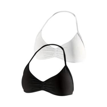 Imagem de Top Esportivo Feminino Acolchoado Com Costas Abertas, Tipo Halter, Par