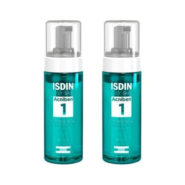 Imagem de Kit 2 Espuma de Limpeza Facial suave ISDIN Acniben 150ml Cada