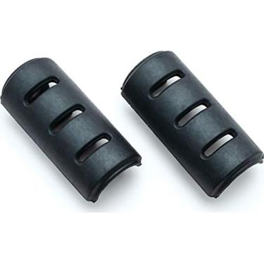 Imagem de Kuryakyn 4391 Componentes do pedal de motocicleta: Almofadas de borracha de substituição para pedal de câmbio Trident Longhorn, preto, pacote com 1