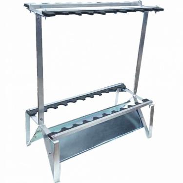 Imagem de Expositor De Varas De Pesca Tipo Suporte Vareiro P/20 Vagas