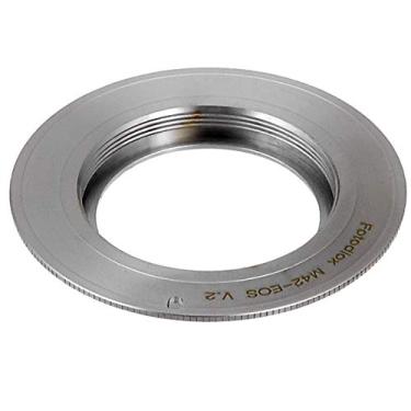 Imagem de Adaptador de lente Fotodiox PRO FC10 compatível com lentes M42 tipo 2 em câmeras Canon EF e EF-S EOS com chip de confirmação de foco Gen10