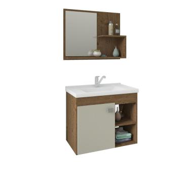 Imagem de Conjunto para Banheiro com 1 Porta e Cuba Bia Mgm 