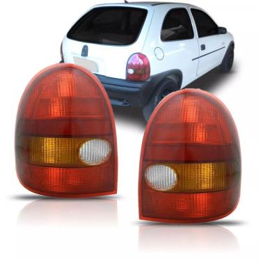 Imagem de Lanterna Traseira Corsa Hatch 94 a 99 Tricolor Lado Direito