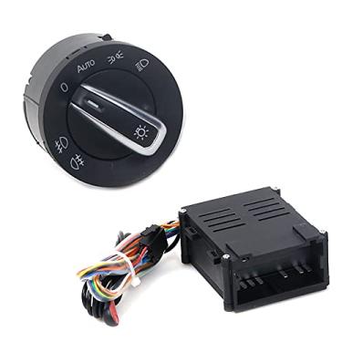 Imagem de JESYMBX Módulo de sensor de luz de botão de interruptor de farol fosco para VW Golf 4 Jetta MK4 Passat B5