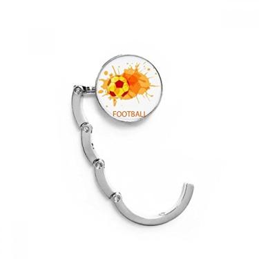 Imagem de Gancho de mesa para futebol americano, laranja, esportivo, fecho decorativo, gancho dobrável