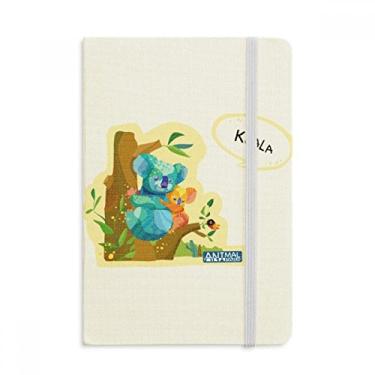 Imagem de Caderno de aquarela Austrália Koala e Eucalipto capa rígida clássico diário A5