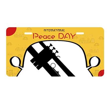 Imagem de DIYthinker Placa de carro com som de vitalidade música clássica da Horn para decoração de carro