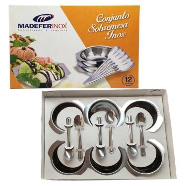 Imagem de Conjunto Para Sobremesa 12 Peças Inox