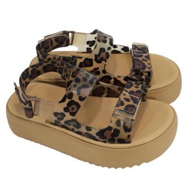 Imagem de Sandália Melissa Brave Papete Platform Bege/Preto