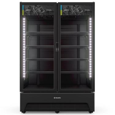 Imagem de Refrigerador de Bebidas Porta Dupla VBM3AH All Black Metalfrio