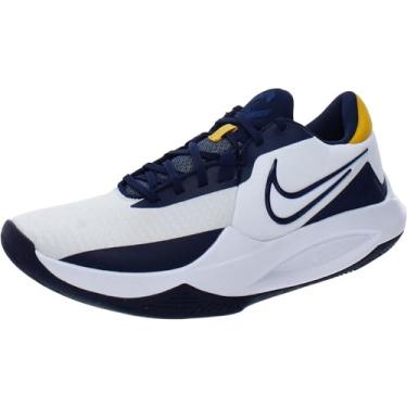 Imagem de NIKE T nis de basquete masculino Precision VI, Branco/Midnight Navy-University, 10 UK