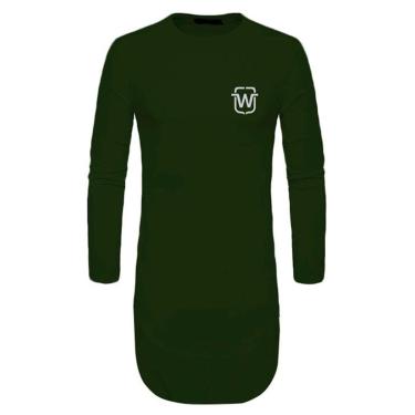 Imagem de Camiseta Longline Oversized Swag Manga Comprida Wooks C2-Masculino