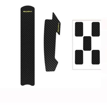 Imagem de Adesivo protetor de corrente de bicicleta, protetor de corrente de quadro de bicicleta anti-arranhões adesivo de corrente de proteção para mountain bike estrada