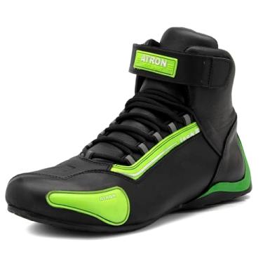 Imagem de Tenis Motociclista Cano alto Couro forro tex espumado 56311BATR (Cinza, BR, Adulto, Numérico, 40)