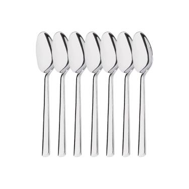 Imagem de Kit 6 Colheres de Mesa Hercules Mykonos Aço Inox 4000-001