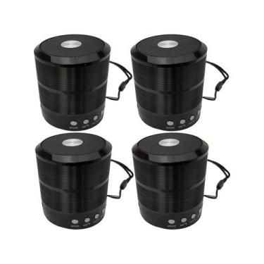 Imagem de Mini Caixinha Som Portátil Bluetooth Speaker Usb Mp3 P2 Sd - Altomex