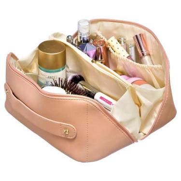 Imagem de Necessaire Multifuncional Skin Care P/ Maquiagem Cosméticos - PGB, Nud