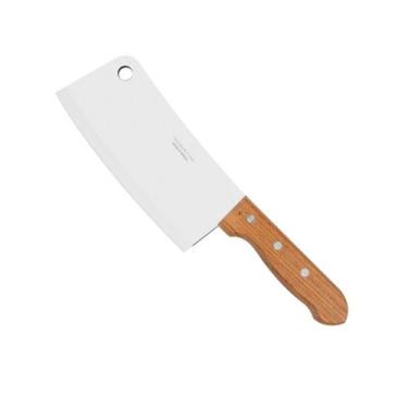 Imagem de Cutelo Dynamic Aço Inox Cabo Madeira 7 Tramontina - TRAMONTINA FERR