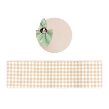Imagem de Kit Mesa Posta Sousplat Completo Com Trilho de mesa Para Páscoa Colori