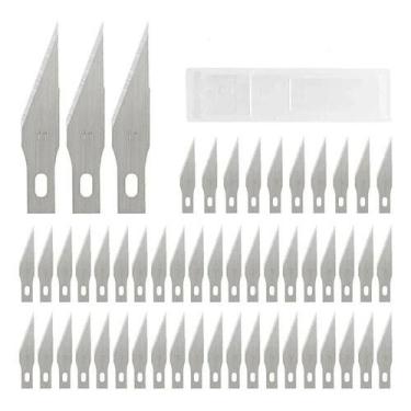 Imagem de 10 Laminas Estilete Precisão Bisturi Modelismo Artesanato 11 - Draconi