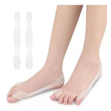 Imagem de Par Protetor De Joanetes Duplo De Silicone Dedinho E Dedão - Topmixsho