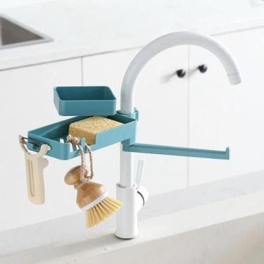 Imagem de Suporte Multiuso para Sabão Esponja Toalha - innovaree-commerce, Cinza