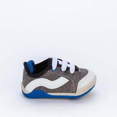 Imagem de Tênis Bebê Menino Kidy Colors Equilibrio Preto e-Masculino