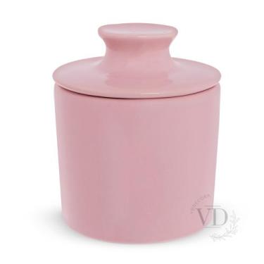 Imagem de Manteigueira Francesa de Porcelana - VDDECORA LAR, Rosa