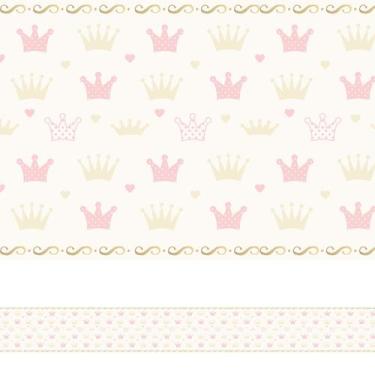 Imagem de Faixa de Parede Coroa para Quarto de Bebê 20mx10cm - Quartinhos