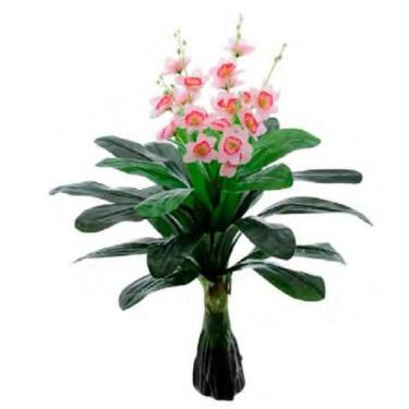 Imagem de Planta Árvore Artificial Real Toque X21 Rosa 90cm - FLORESCER DECOR