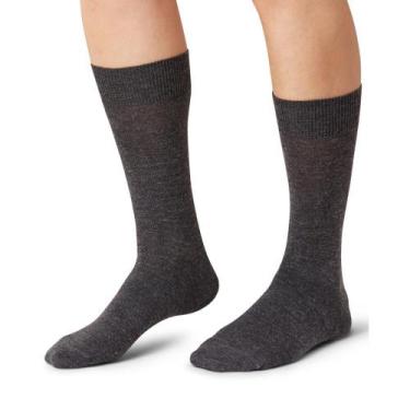 Imagem de Meia Cano Longo Inverno Lupo Socks 04662-001 Lã, 34/39, Preto