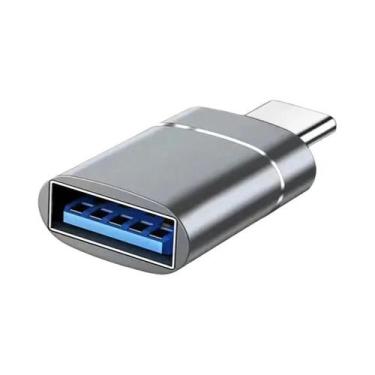 Imagem de Adaptador USB 3.0 Tipo C OTG (2 Unidades) - Conversor Macho/Fêmea para