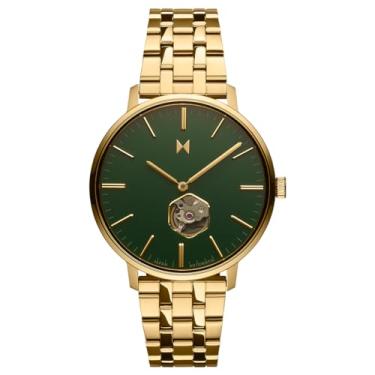 Imagem de MVMT Relógio automático masculino Legacy Slim, Verde esmeralda, Automático