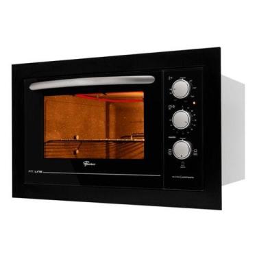 Imagem de Forno Elétrico Embutir Fischer Fit Line 48L Preto (34493-95481) 110V, 