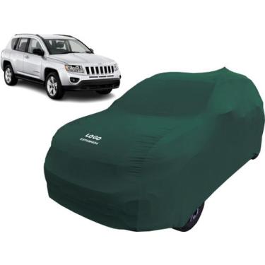 Imagem de Capa Cobrir Carro Suv Jeep Compass Tecido Helanca Lycra - Mz, Verde