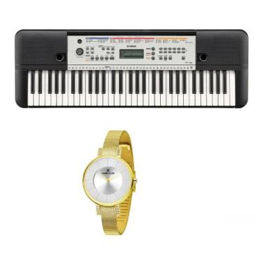 Imagem de Teclado Yamaha YPT260 e Relogio Dk11177-1 Daniel Klein Kit - Roland
