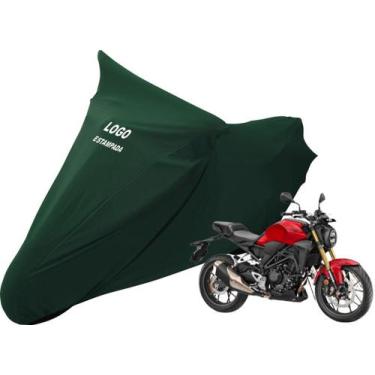 Imagem de Capa De Tecido Cobrir Moto Honda Cb 300r Alta Durabilidade - Mz, Verde