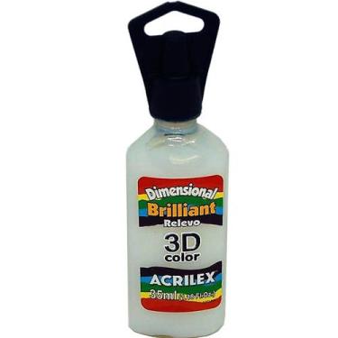Imagem de Tinta Dimensional Relevo 3D Brilhante Incolor - ACRILEX