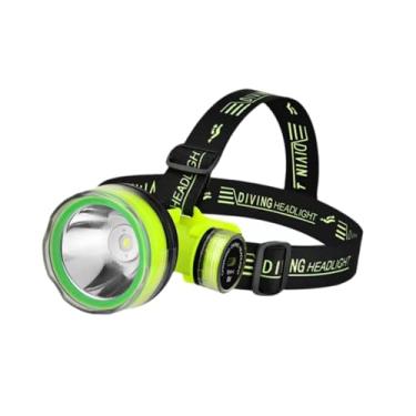 Imagem de Vaveren Farol de mergulho subaquático 350M com 2 modos Lanterna de mergulho profissional para mergulho com snorkel, espeleologia ao ar livre, 9cm X 8.6cm X 6.3cm