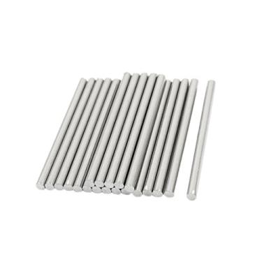 Imagem de uxcell Helicóptero RC 50 mm x 3 mm eixo de aterramento de aço inoxidável haste redonda 20 peças