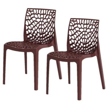 Imagem de Kit 2 Cadeiras Gruvyer Design Cozinha Sala de Estar Jantar - Lianto De