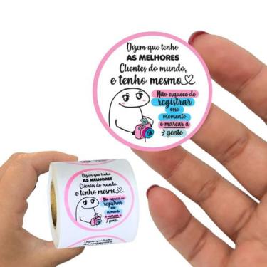 Imagem de 200 Adesivos 4x4 Cm  Dizem Que Temos os Melhores Clientes  Flork - 4Fo