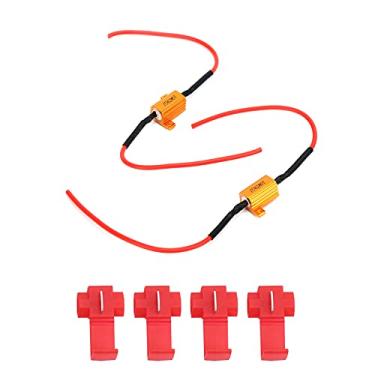 Imagem de 2PCS Metal & ABS Decodificador LED Anti - Resistor - 10W 39Ω Resistor de Carga Canbus Erro Cancelador para Farol