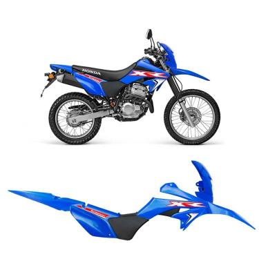 Imagem de Kit Plástico Carenagem Amx Sport Xr 250 Tornado Argentina C/ Adesivo Carenagem Farol