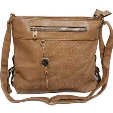 Imagem de Bolsa Feminina Media De Ombro Transversal Luxo divisórias - Fany, Marr