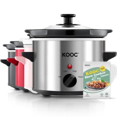 Imagem de Fogão Lento KOOC Small 2 Litros com Forros de Aço Inoxidável