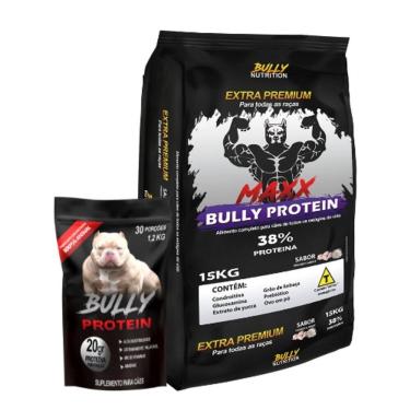 Imagem de Ração Maxx Bully Protein + Suplemento Bully Protein 1,2 Kg